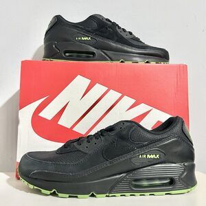 Nike Air Max 90 “Black Chlorophyll” Men’s Size 10.5 Cushioned Lifestyle Sneakers